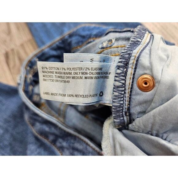 (3/$35) Universal Thread Size 6/28 R Mid Rise Skinny Distressed Denim Blue Jeans - Picture 7 of 12